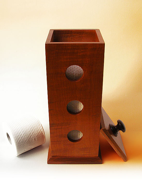 Colonial Living Toilet Roll Storage Box closeup